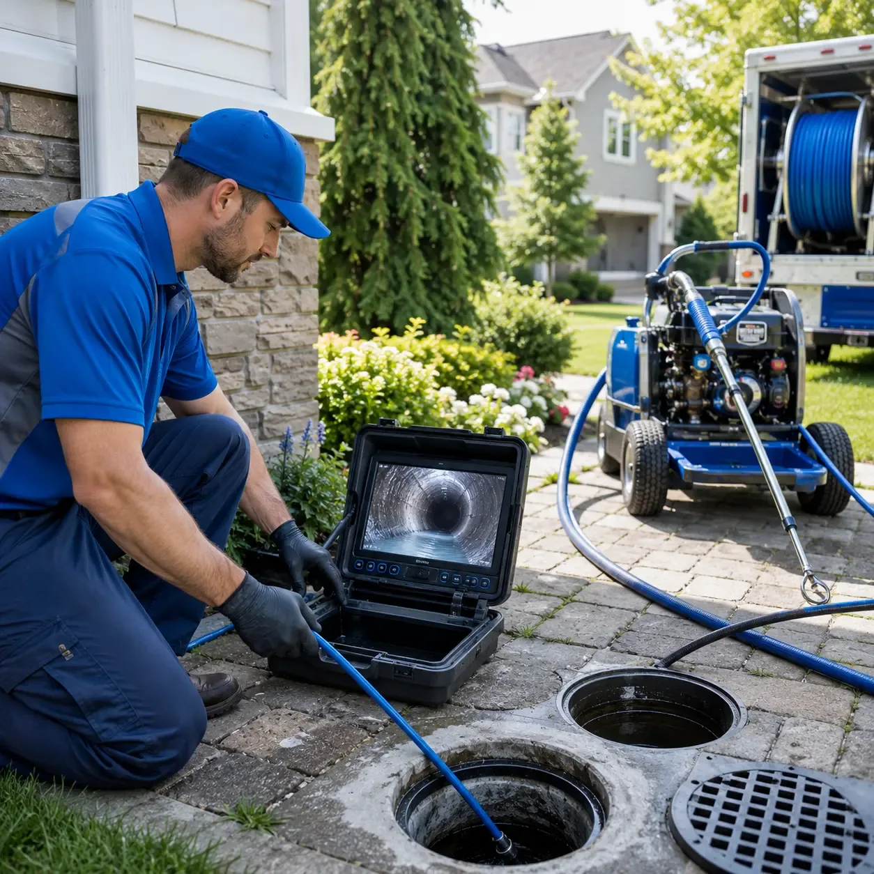 Outdoor drain cleaning professionals serving Gilchrist, TX